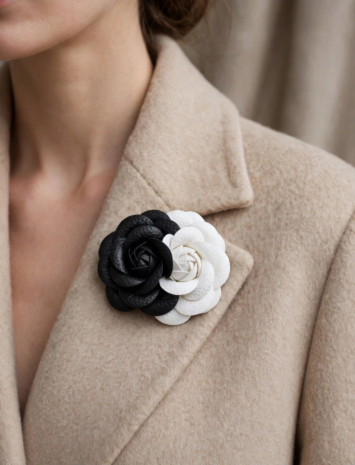 Chanel-Inspired Camellia Brooch
Price: $12.99
★★★★★ 4.8 (367+ sold)

Elevate any outfit instantly.

The iconic Camellia flower brooch — inspired by Chanel — crafted from premium faux leather with a handmade feel. Lightweight, elegant.