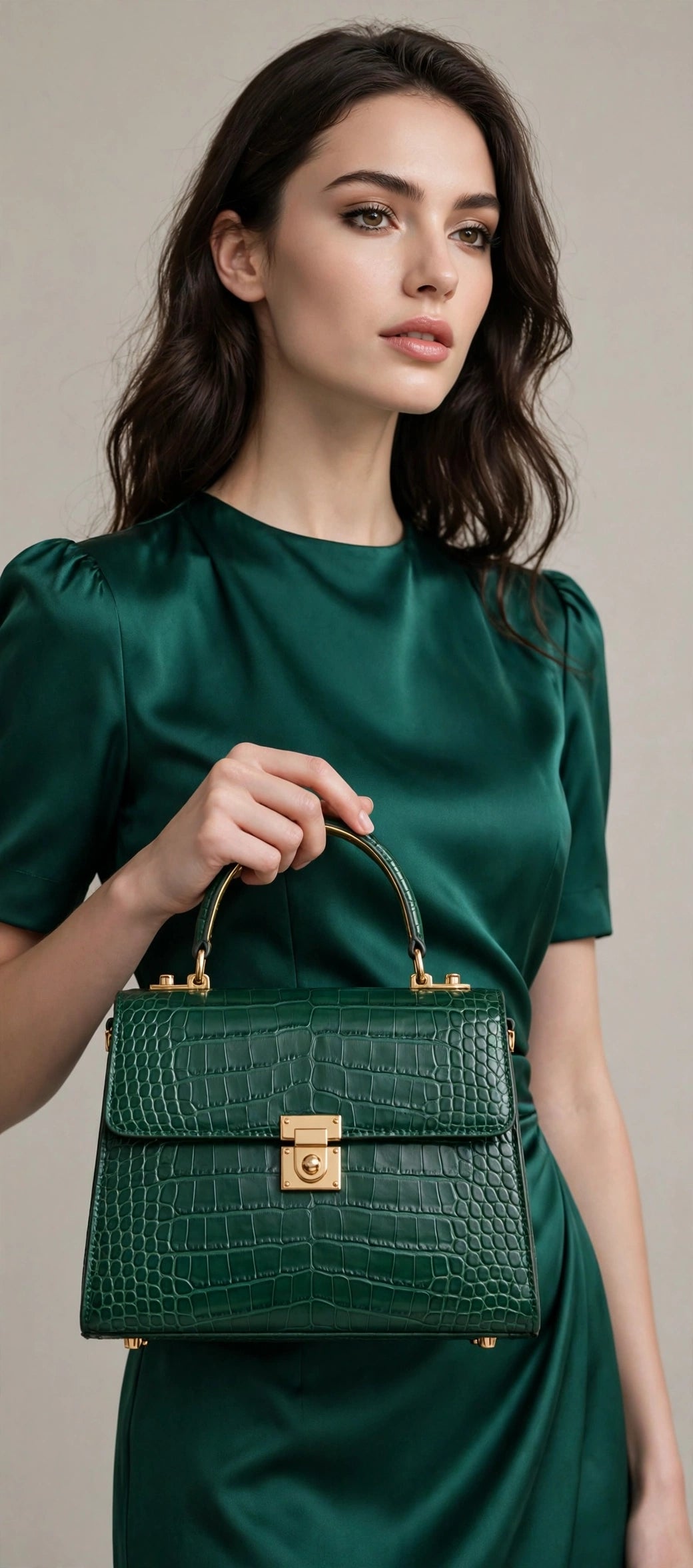 NEW PRODUCT - Croc Leather Bag