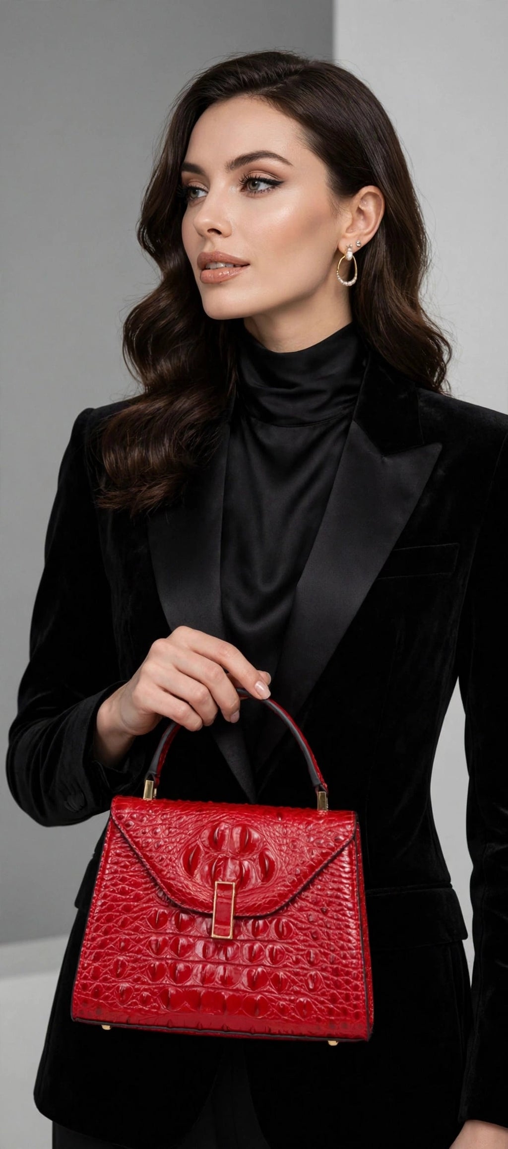 NEW PRODUCT - Croc Leather Bag