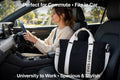 Perfect for Car & Commute
EVES CAMIER - Spacious & Stylish
Size: 27.5x27.5x11cm - Fits everything for commute
Water Resistant Nylon - Ideal for car, university, work